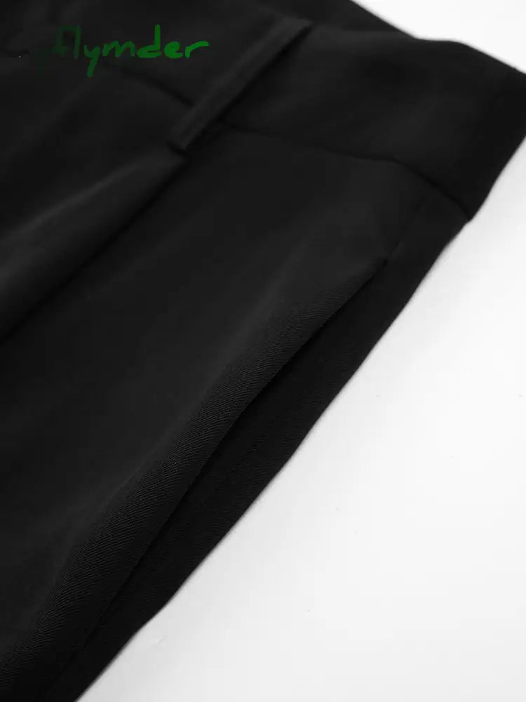 Cyflymder- Basic Baggy Wide Leg Dress Pants