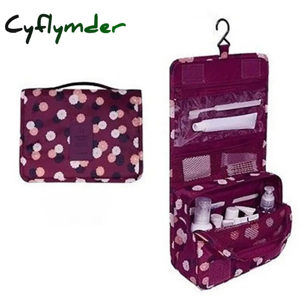 Cyflymder Bath Hanging Travel Men Toiletry Bag Male Waterproof Organizer Nylon Necessaire Make Up