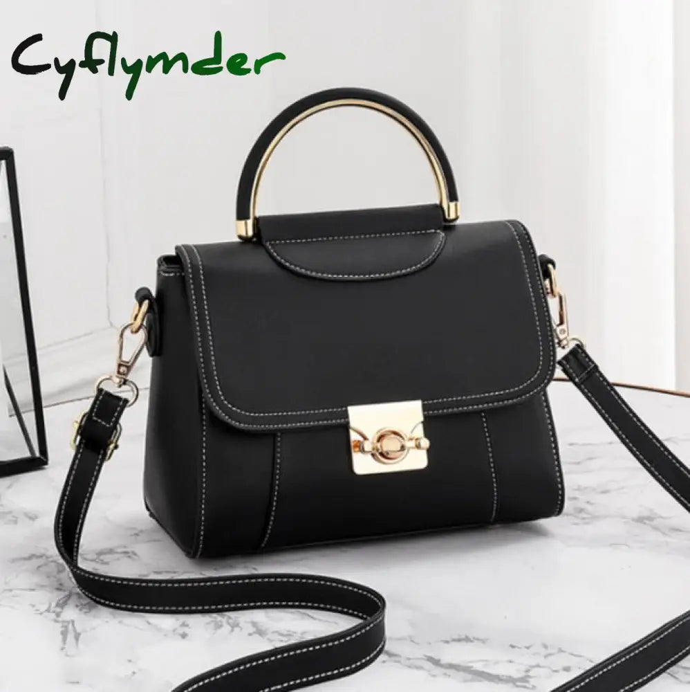 Cyflymder Best Selling Women’s Shoulder Bag Fashion Color Contrast Small Square High Quality Pu