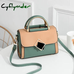 Cyflymder Best Selling Women’s Shoulder Bag Fashion Color Contrast Small Square High Quality Pu