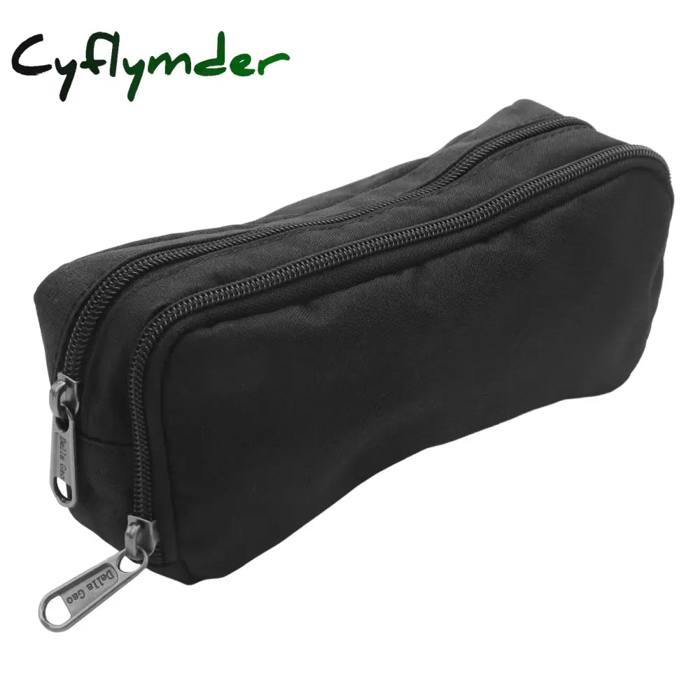 Cyflymder Big Capacity Pencil Case Oxford Storage Pouch Marker Pen Simple Stationery Bag School