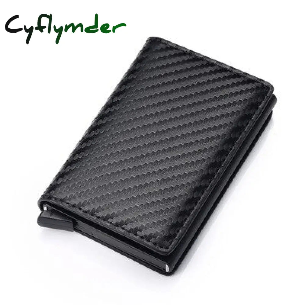 Cyflymder Blocking Credit Card Holder For Male Anti Theft Men Wallets Pu Leather Short Purse Women