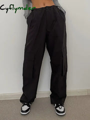 Cyflymder- Boho Cargo Parachute Pants