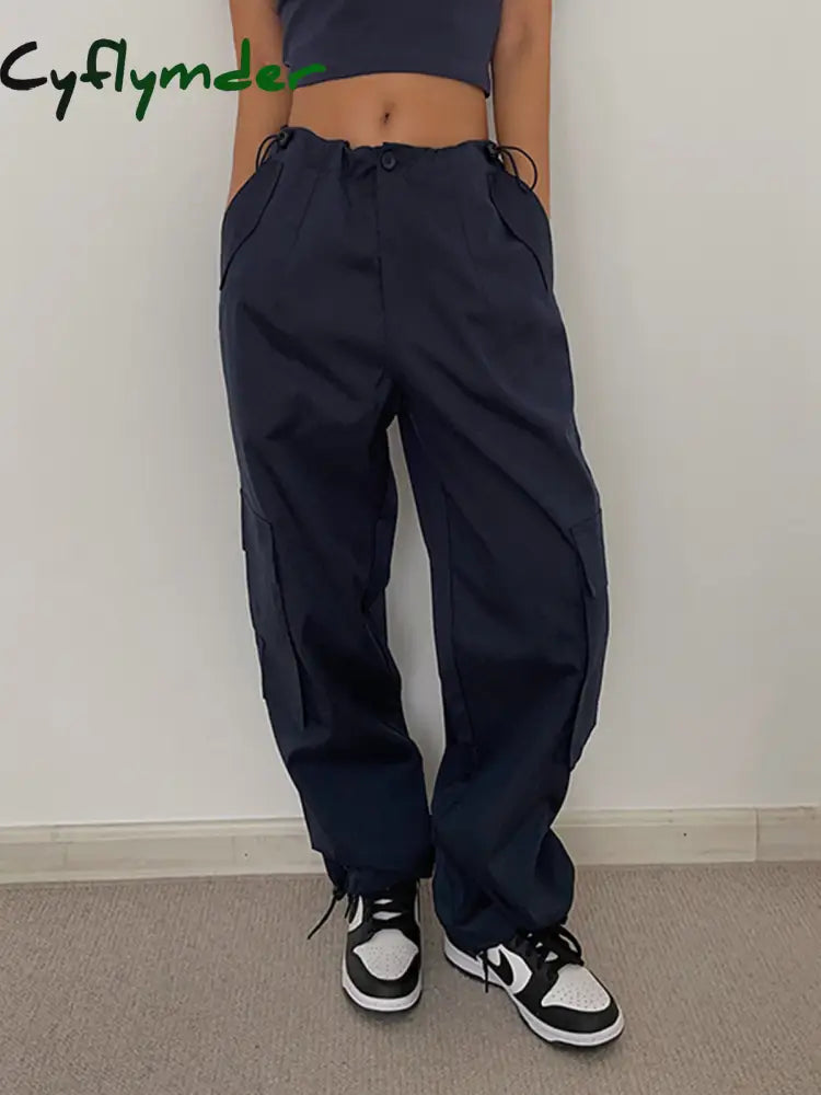 Cyflymder- Boho Cargo Parachute Pants