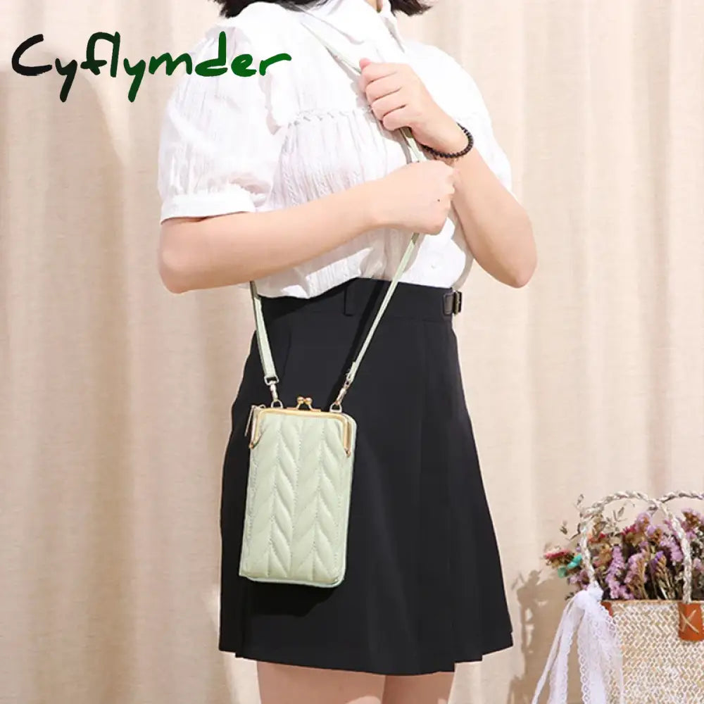 Cyflymder Brand Design Crossbody Shoulder Bag For Women Cell Phone Pocket Purse Female Fashion