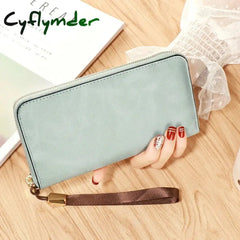 Cyflymder Brand Designer Wristband Wallets Women Many Departments Clutch Wallet Female Long Large