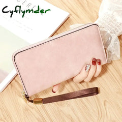 Cyflymder Brand Designer Wristband Wallets Women Many Departments Clutch Wallet Female Long Large