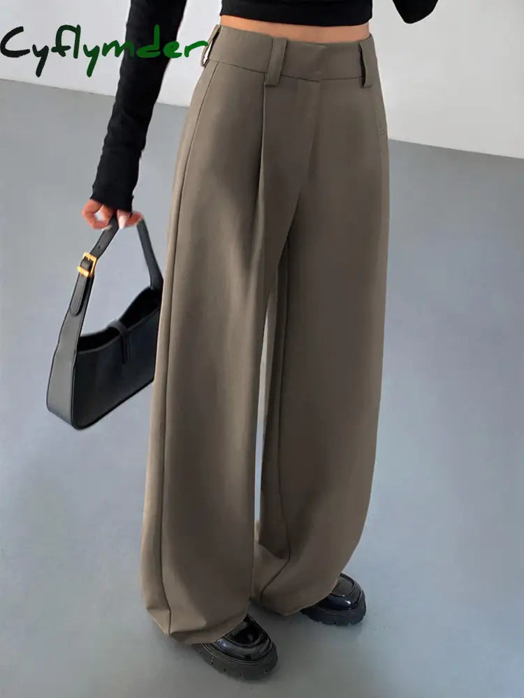 Cyflymder- Business Casual Pleat Dress Pants
