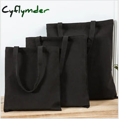 Cyflymder Canvas Bags Grocery Bag Food Shopper Eco-Friendly Foldable Folding Pocket Tote Portable