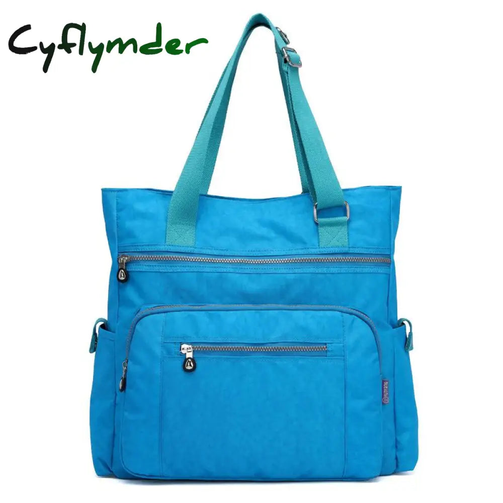 Cyflymder Canvas Handbag Fashion Women’s Shoulder Bag Leisure Messenger Light Crossbody Bags For