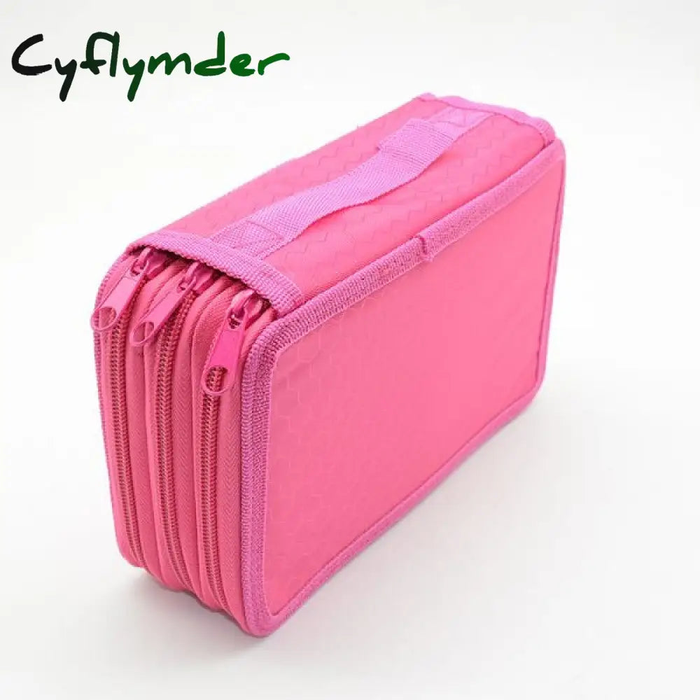 Cyflymder Canvas Pencil Case High Capacity Estuche Escolar Kawaii School Supplies Estuches Box