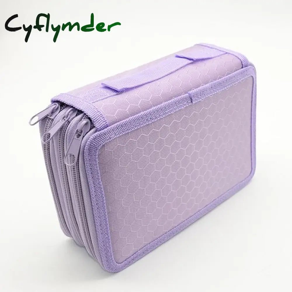 Cyflymder Canvas Pencil Case High Capacity Estuche Escolar Kawaii School Supplies Estuches Box