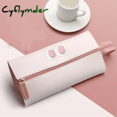 Cyflymder Cartoon Little Monster Pencil Case For Office Large Capacity Pu Bag Material Escolar