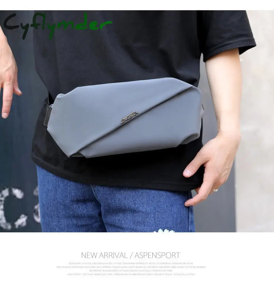 Cyflymder Casual Fanny Pack Banane Sac Chest Bag Waist Men’s Women Purse Male Belt Banana Bags