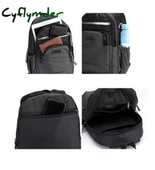 Cyflymder Casual Men Small Backpack Multi-Function School Book Bag For College Student Waterproof