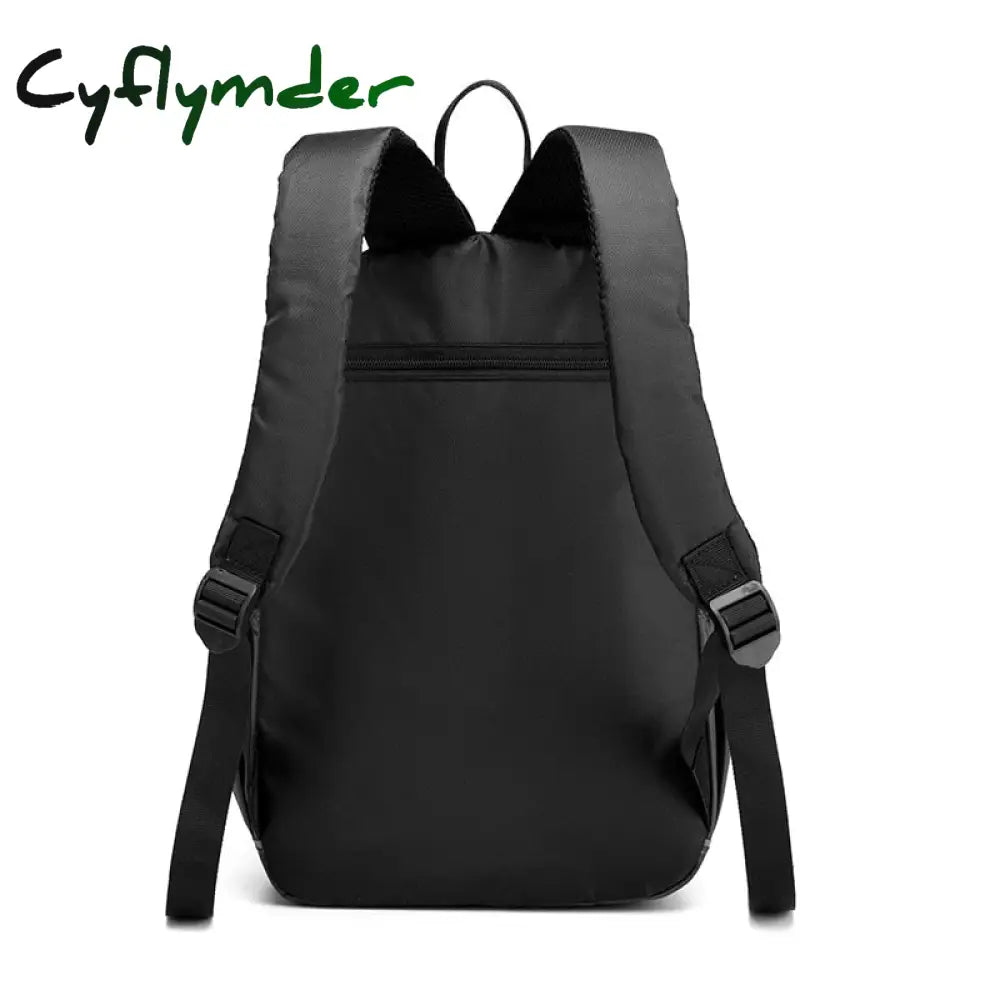 Cyflymder Casual Men Small Backpack Multi-Function School Book Bag For College Student Waterproof