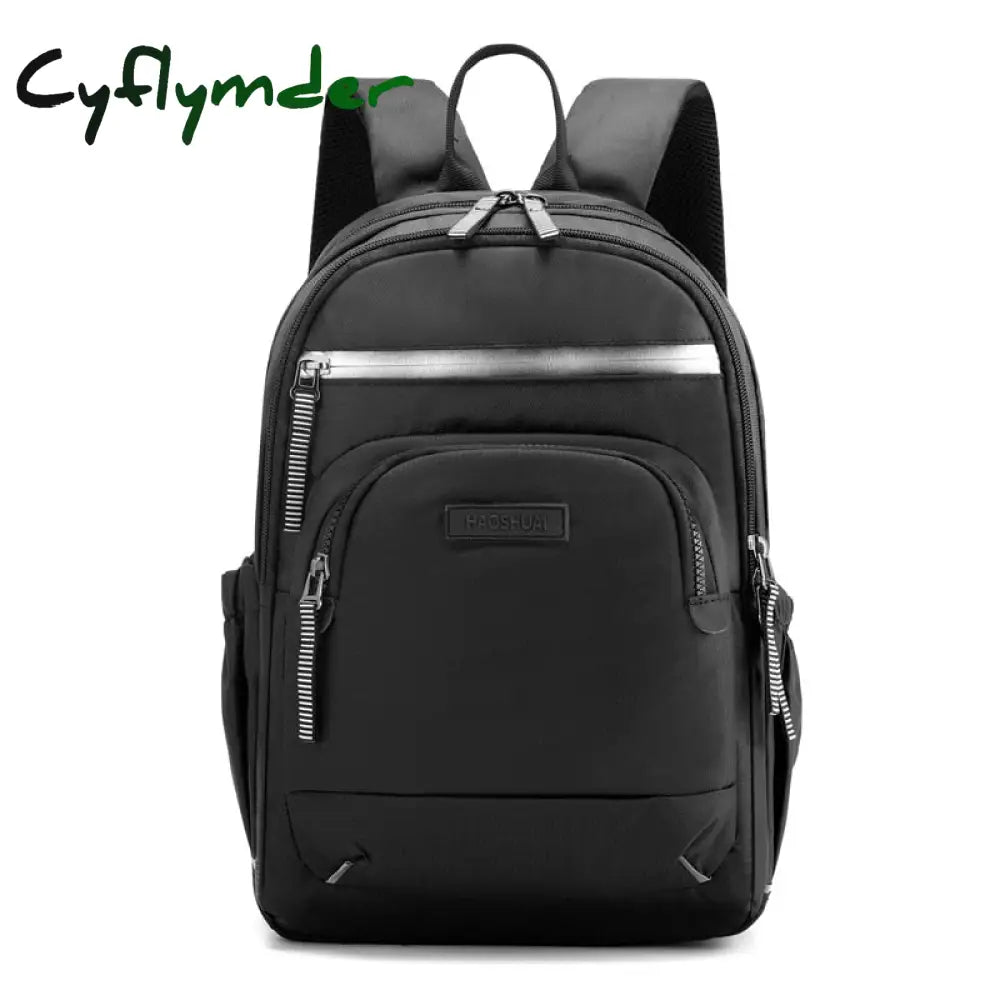 Cyflymder Casual Men Small Backpack Multi-Function School Book Bag For College Student Waterproof