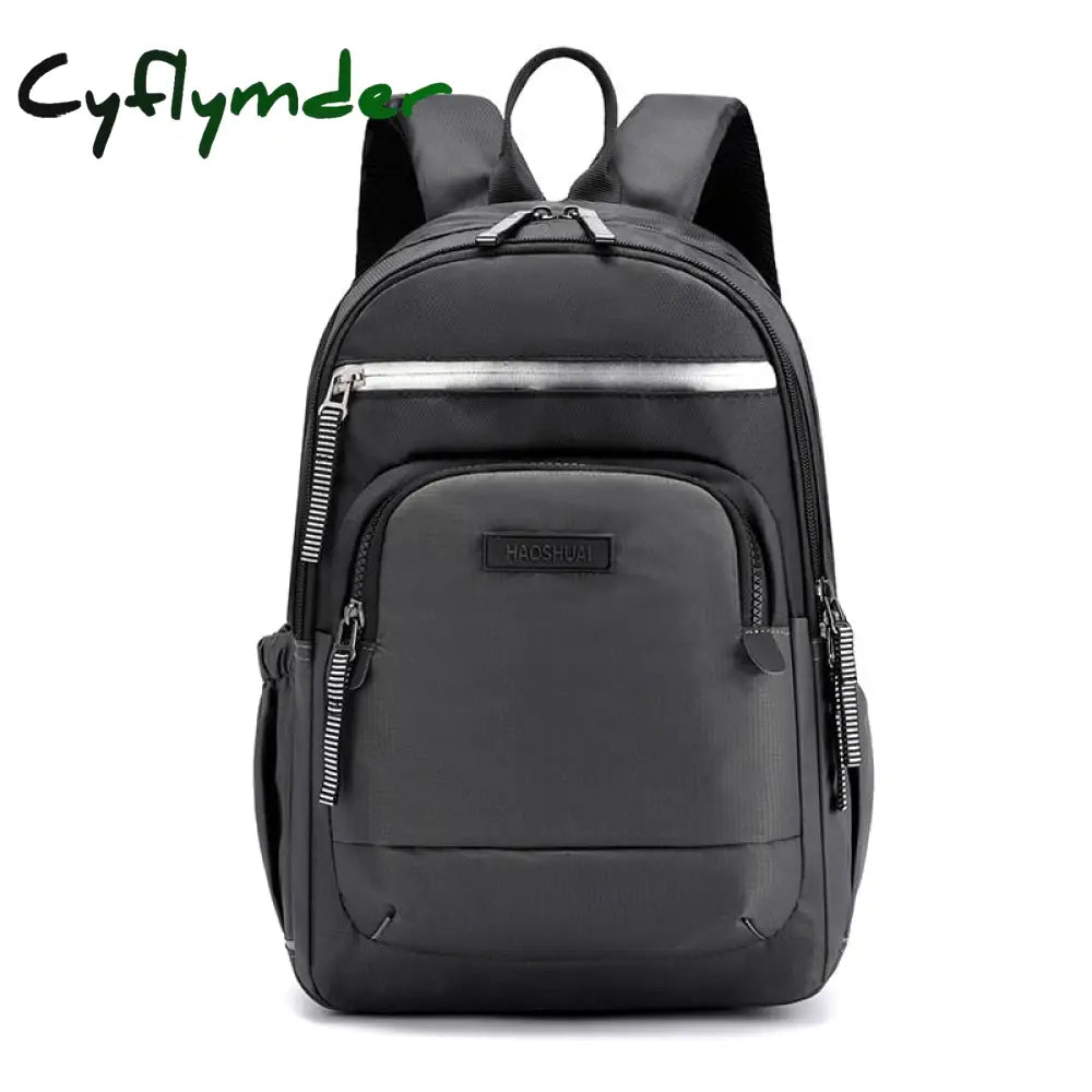 Cyflymder Casual Men Small Backpack Multi-Function School Book Bag For College Student Waterproof