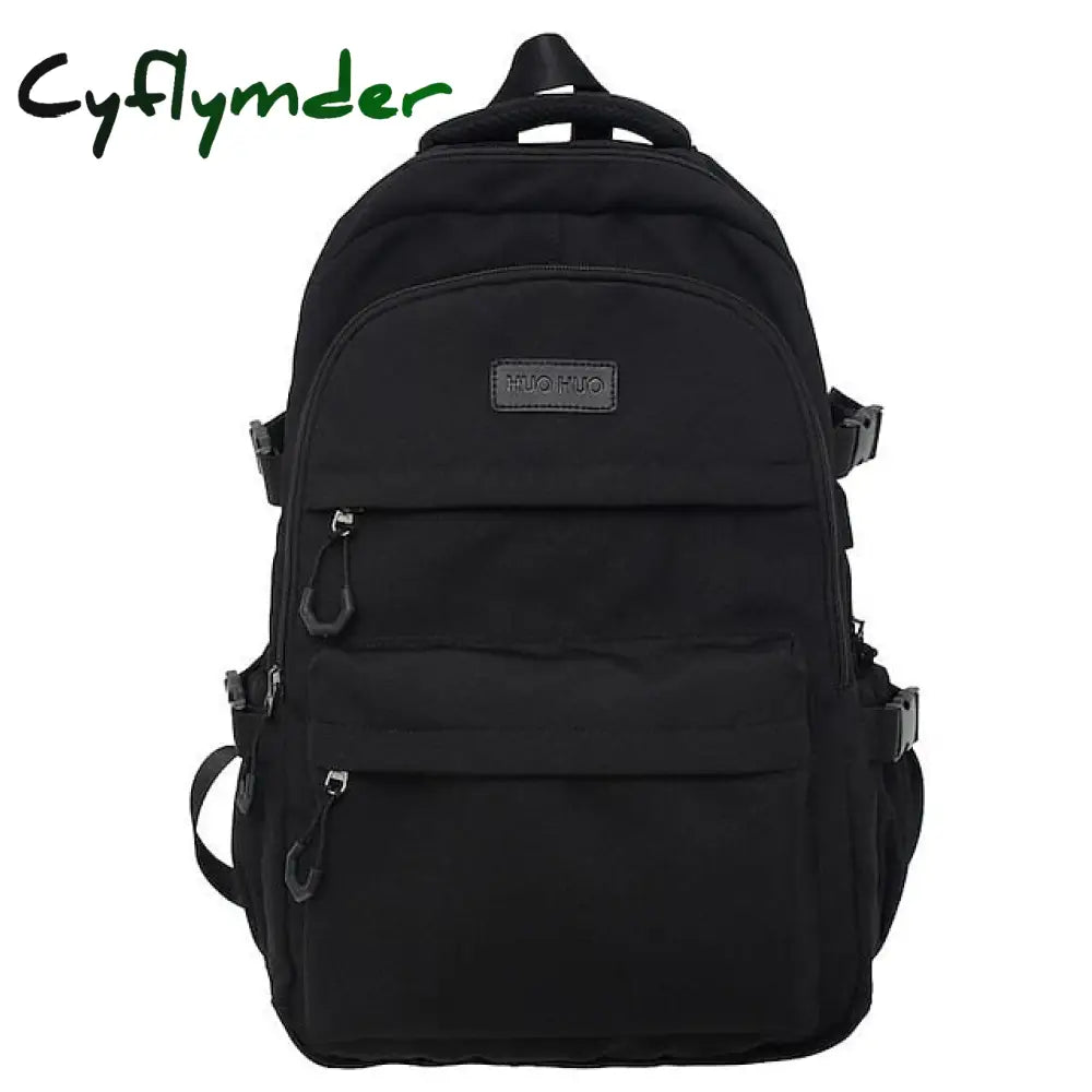 Cyflymder Casual Nylon Backpack For School And Travel - Stylish Durable Design Perfect Students