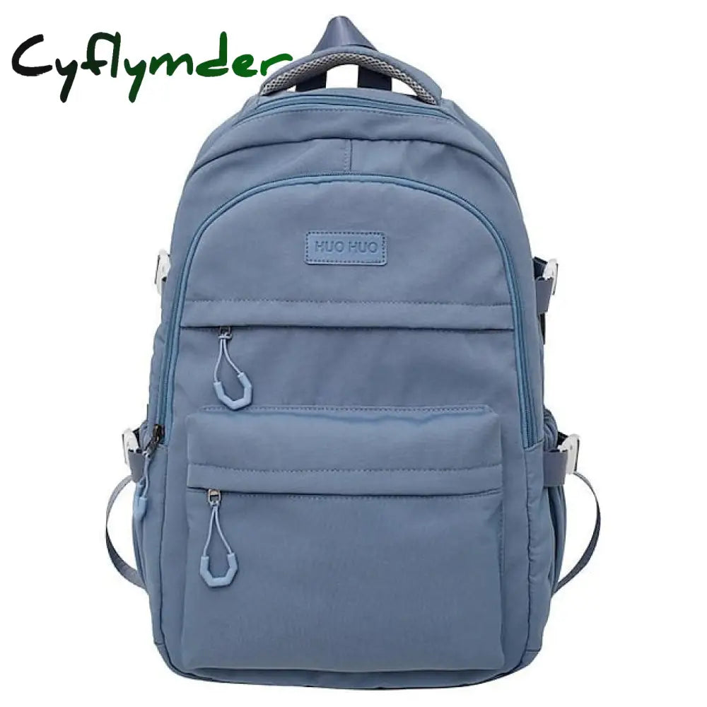 Cyflymder Casual Nylon Backpack For School And Travel - Stylish Durable Design Perfect Students