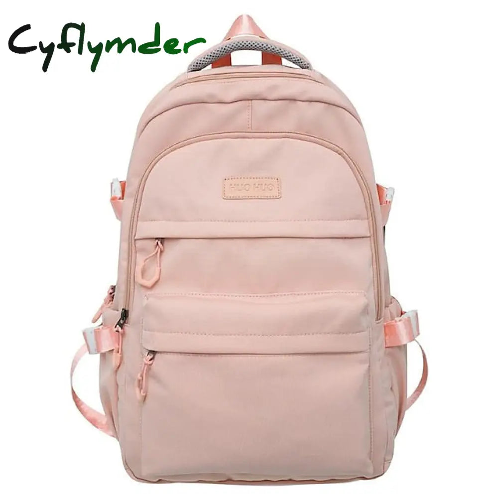 Cyflymder Casual Nylon Backpack For School And Travel - Stylish Durable Design Perfect Students