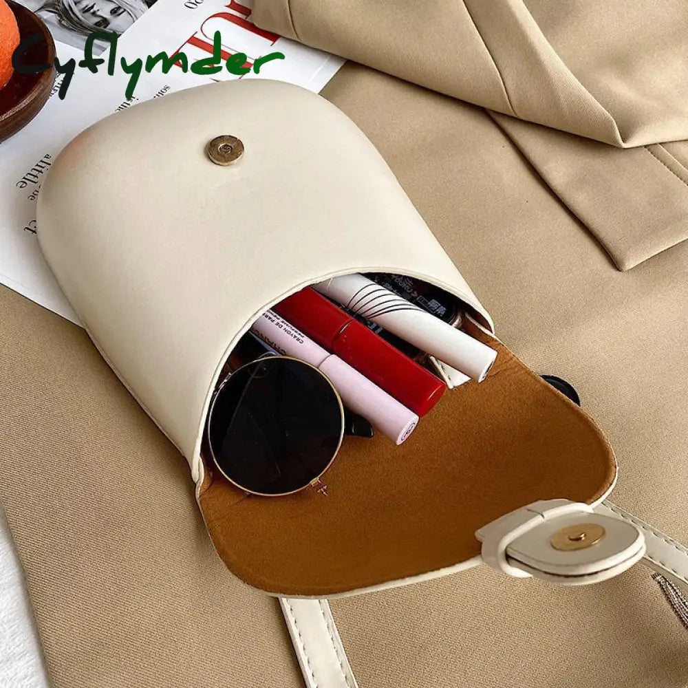 Cyflymder Casual Small Box Designer Bag Women’s Shoulder Crossbody Bags New Fashion Pu Leather