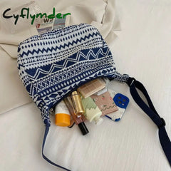 Cyflymder Casual Underarm Shoulder Bags Large Crossbody Bag Canvas Purses And Handbags For Women