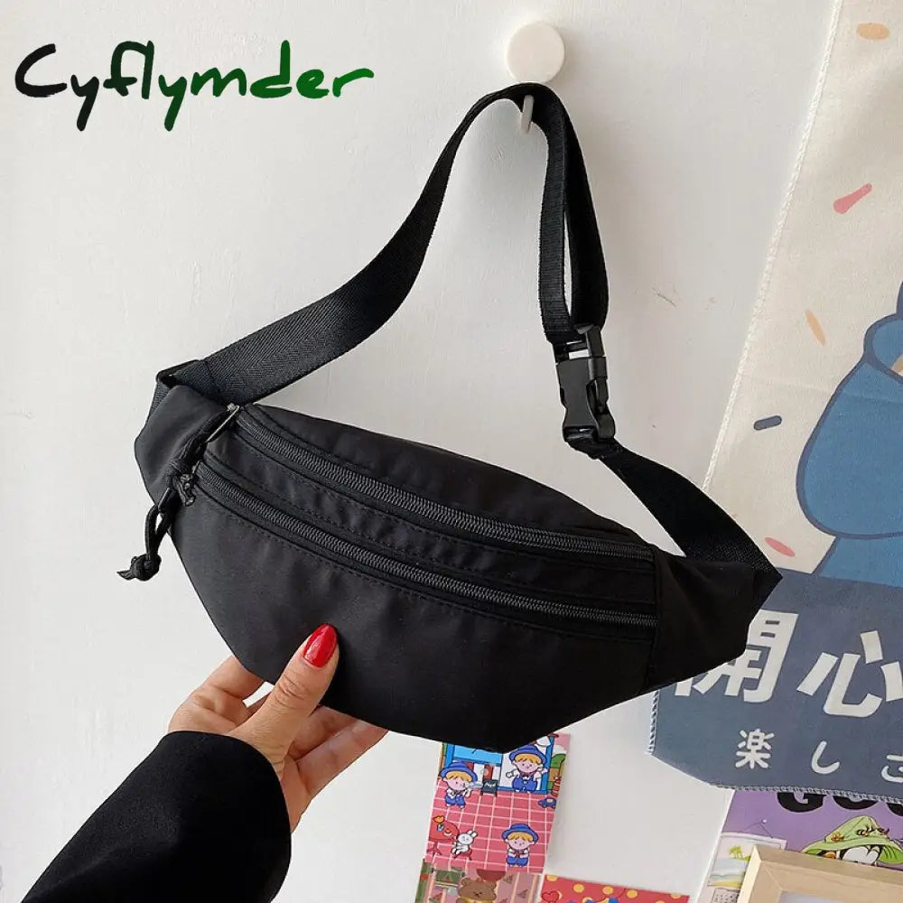 Cyflymder Chest Bag Fashion Outdoor Men Waist Bum Fanny Pack Cross-Body Shoulder Pocket Closure