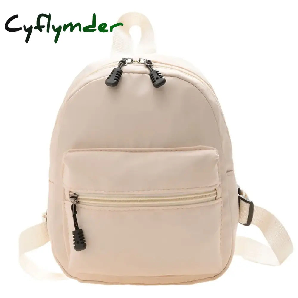 Cyflymder Classic Cute Solid Women Backpack High Quality Designer Nylon Causal For Girl Sweet