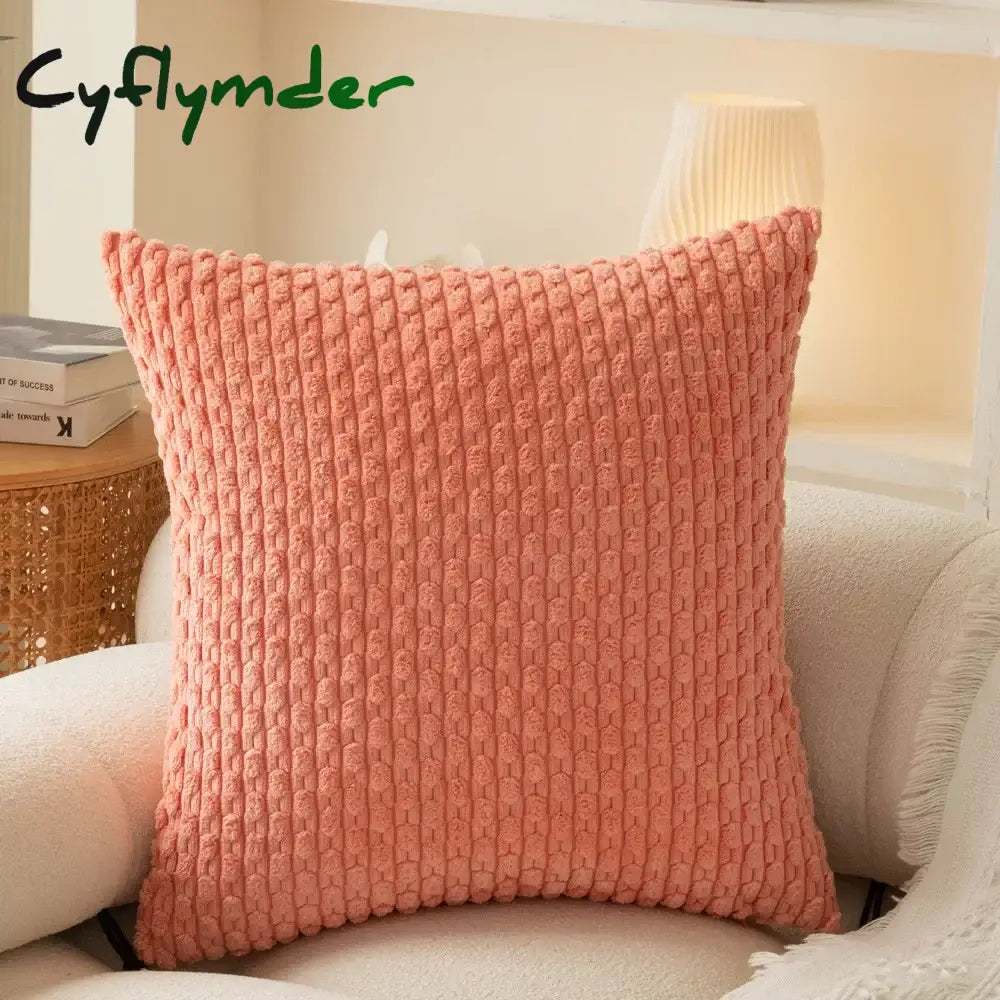 Cyflymder Classic Short Chain Corduroy Cushion Cover Pillowcase Home Living Room Sofa Car Seat Back Pillow Case 30x50