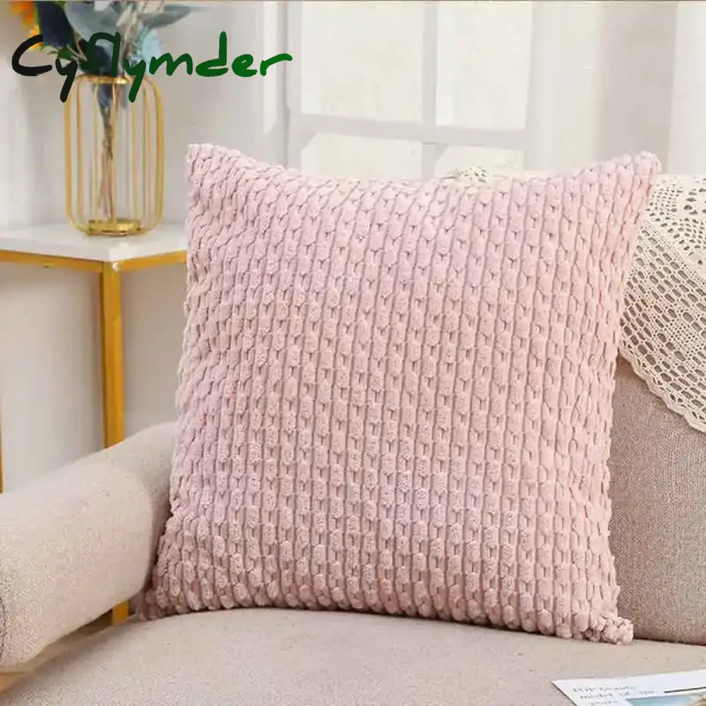 Cyflymder Classic Short Chain Corduroy Cushion Cover Pillowcase Home Living Room Sofa Car Seat Back Pillow Case 30x50