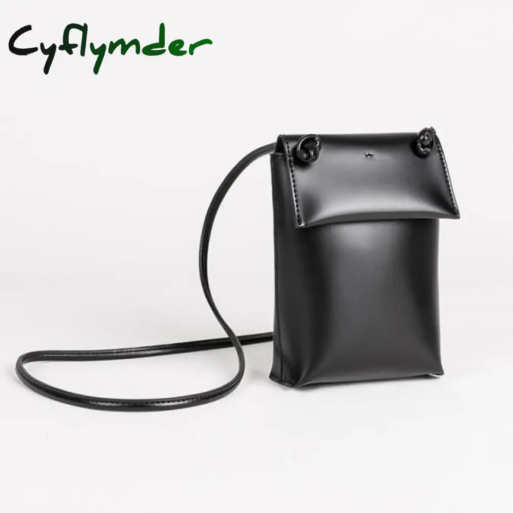 Cyflymder Classic Vintage Messenger Bag Simple Luxury Designer Saddle Flap Shoulder Small Pu