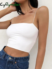 Cyflymder - Classy Cami Top White / Xs Tank Tops & Camis