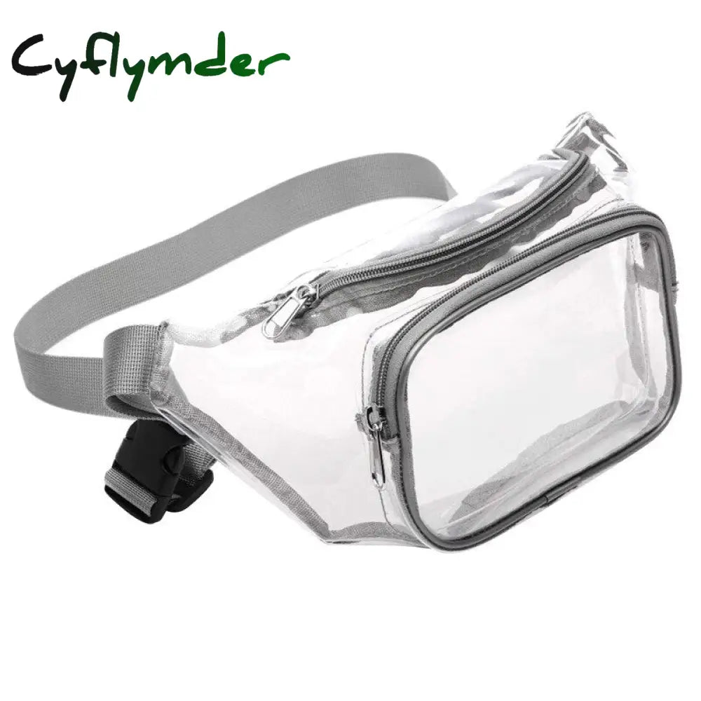 Cyflymder Clear Crossbody Purse Bag Stadium Approved Messenger Bags Adjustable Strap For Concerts