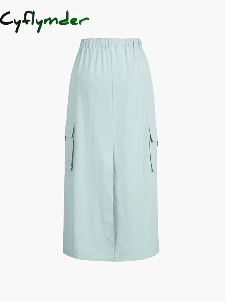 Cyflymder- Cloud 9 Cotton Cargo Maxi Skirt Skirts