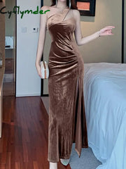 Cyflymder club outfits Women Elegant Bodycon Midi Party Dress Sleeveless Slim Vintage Prom Black Vestidos Female