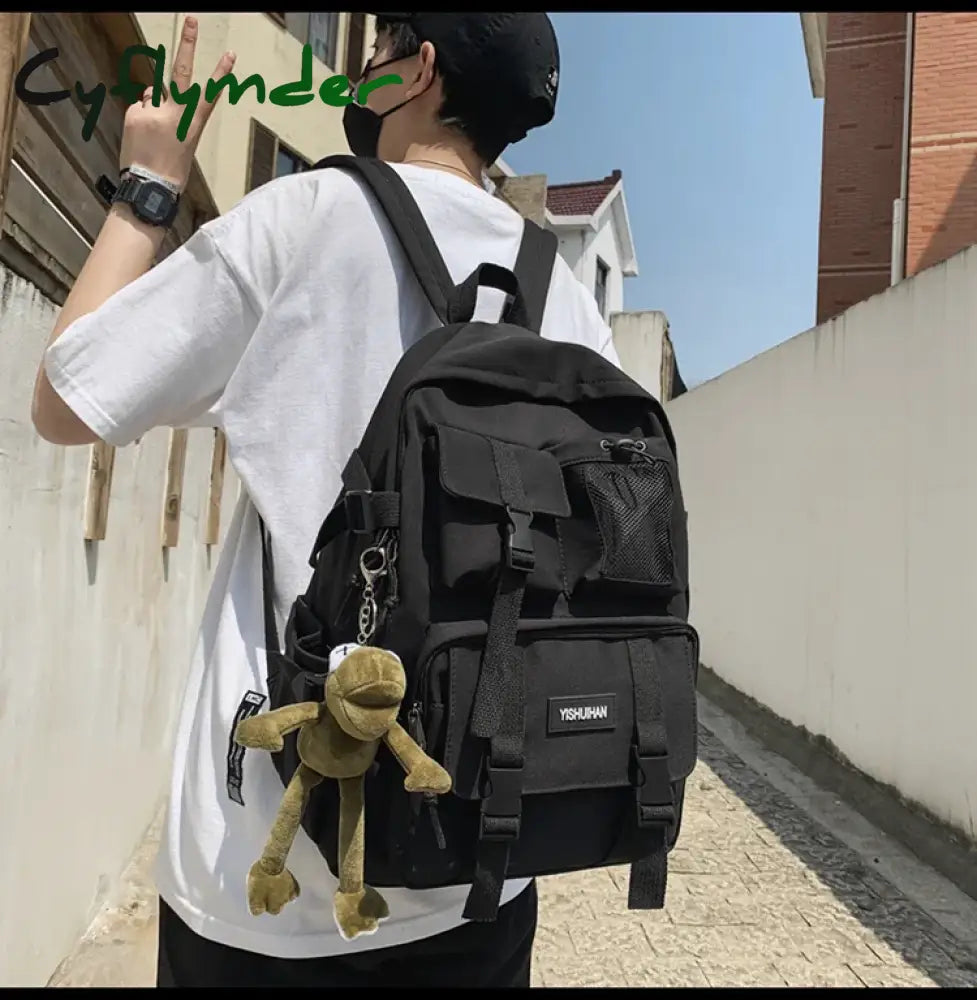 Cyflymder College Mesh Ladies Backpack Waterproof Female Fashion School Bag Laptop Student Girl