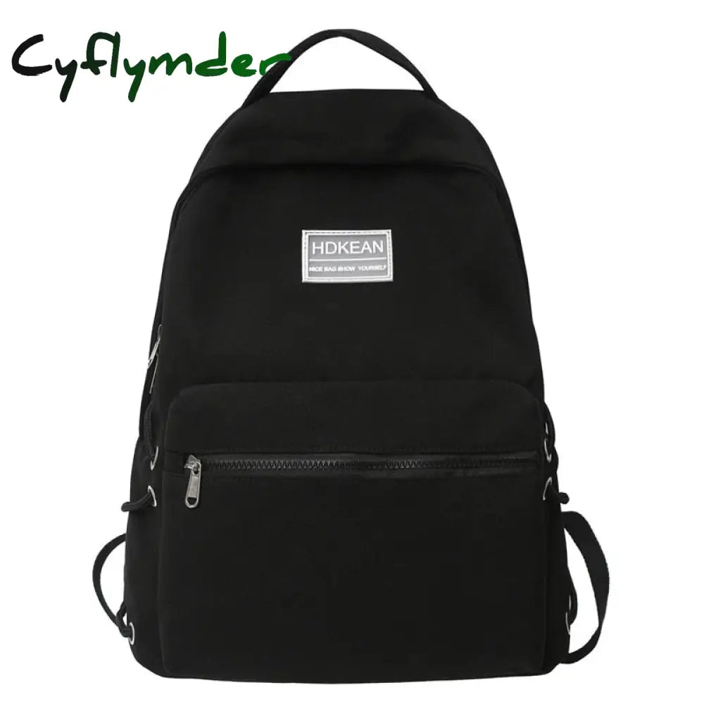 Cyflymder Cool Girl High Capacity Laptop Backpack Trendy Women Leisure Schoolbag Female Men Book