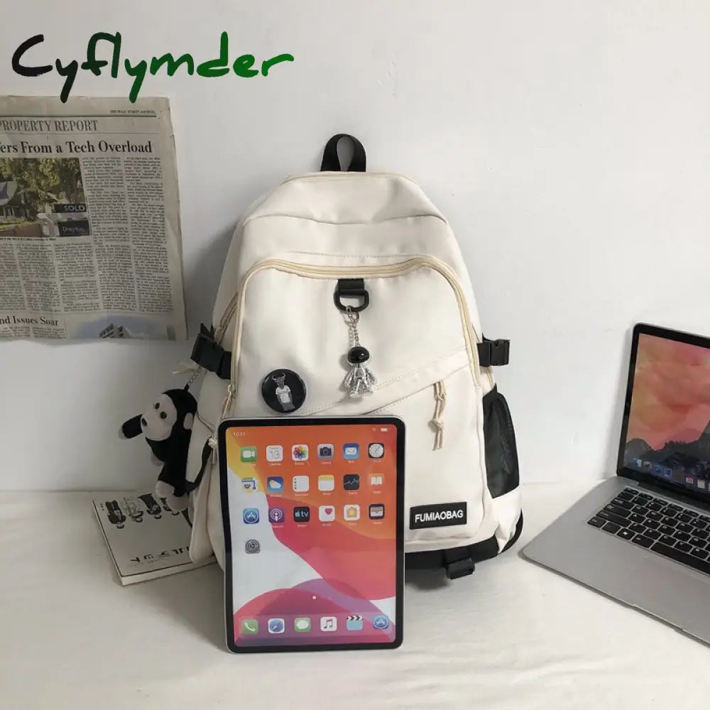 Cyflymder Cool Trendy Ladies Male Badge Bag Men Women Travel Net School Backpack Girl Boy Mesh