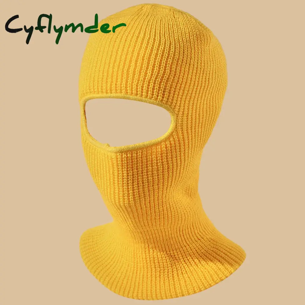 Cyflymder Cool Women Men Winter Ski Cycling Beanie Hats Cap Sport Full Face Cover Balaclava Knitted Cap Hat Face Masks