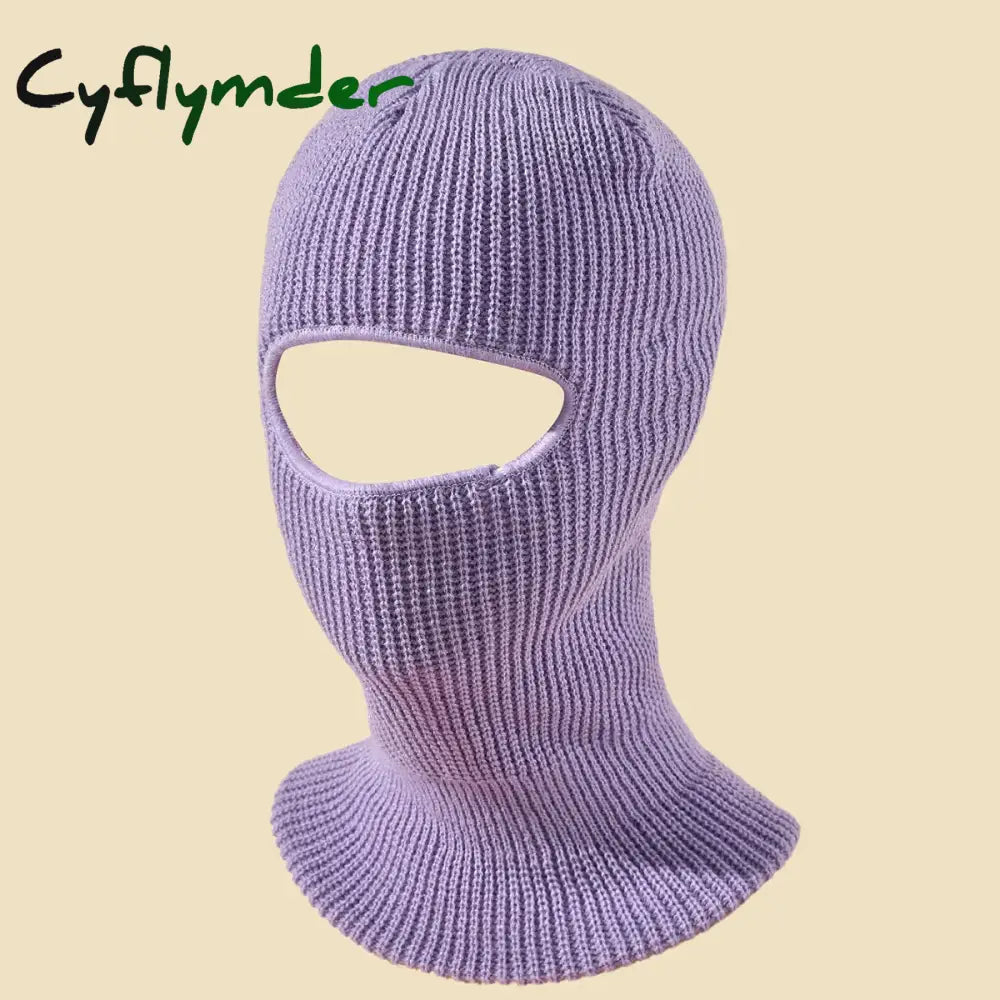 Cyflymder Cool Women Men Winter Ski Cycling Beanie Hats Cap Sport Full Face Cover Balaclava Knitted Cap Hat Face Masks