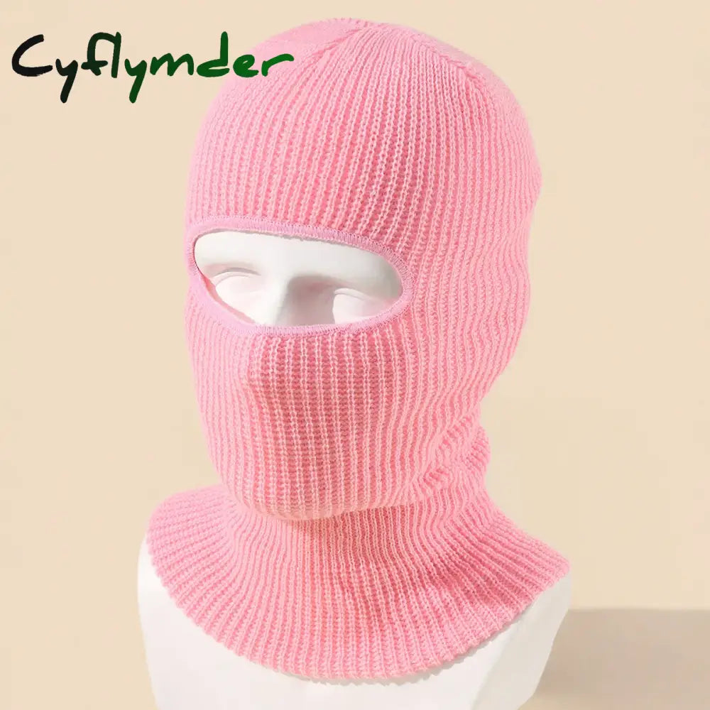 Cyflymder Cool Women Men Winter Ski Cycling Beanie Hats Cap Sport Full Face Cover Balaclava Knitted Cap Hat Face Masks