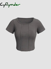 Cyflymder - Corset Square Neck Shirt T-Shirts