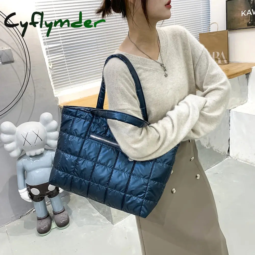 Cyflymder Cotton Large Capacity Women’s Bag Ladies Shoulder Bags High Quality Handbag Fashion