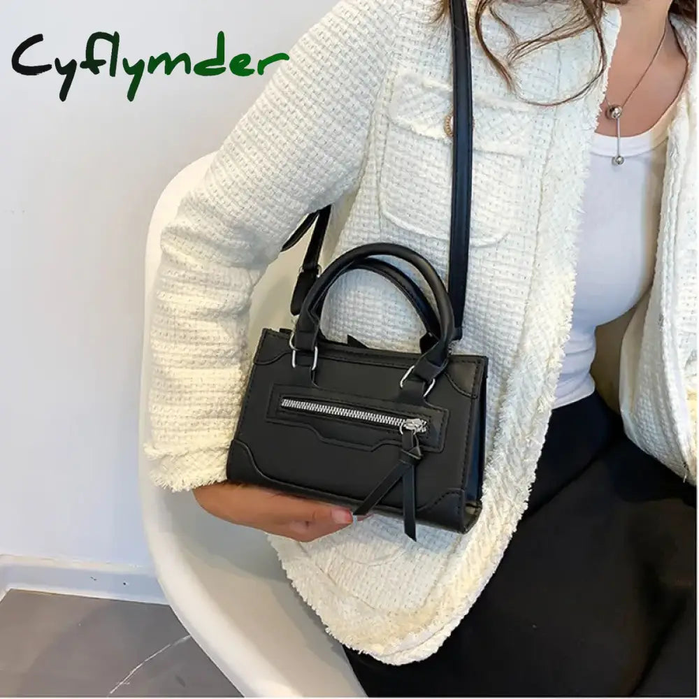 Cyflymder Crossbody Bag For Women New Fashion Casual Western Style Shoulder Handbag Simple Texture