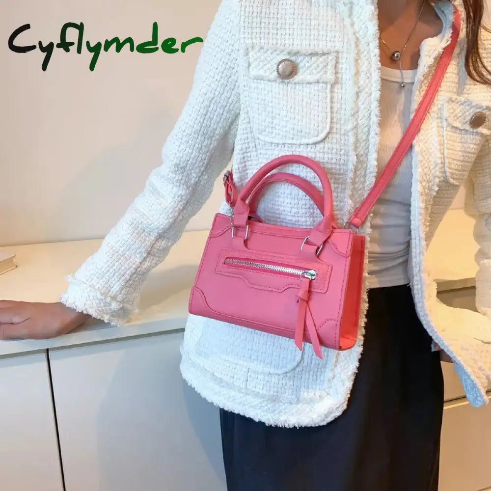 Cyflymder Crossbody Bag For Women New Fashion Casual Western Style Shoulder Handbag Simple Texture