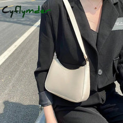 Cyflymder Crossbody Bags For Women Large Capacity Luxury Handbags Purse Solid Color Shoulder Female