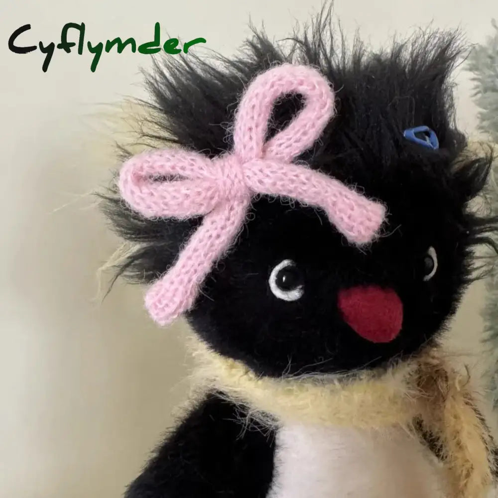 Cyflymder cute winter outfits Autumn/Winter Large Plush Hairbows Girls Hair Accessori Women Fashion Soft Warm Bowknot