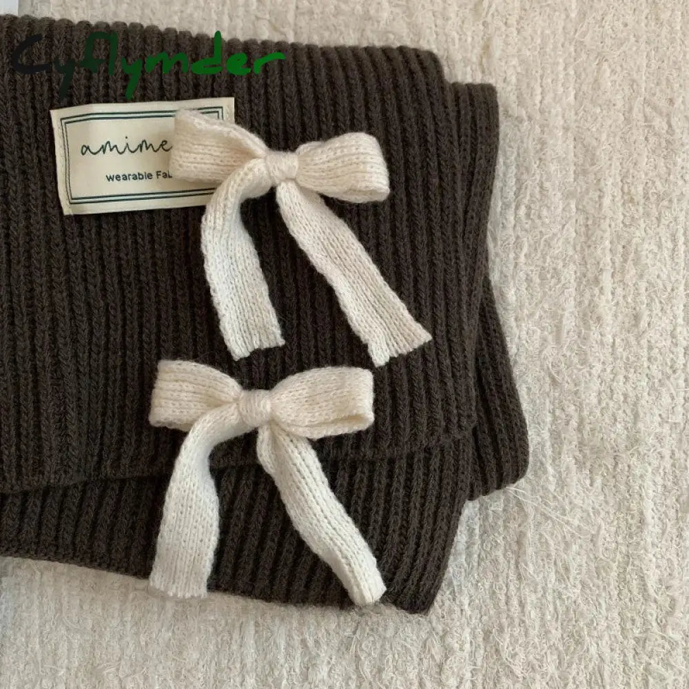 Cyflymder cute winter outfits Autumn/Winter Large Plush Hairbows Girls Hair Accessori Women Fashion Soft Warm Bowknot