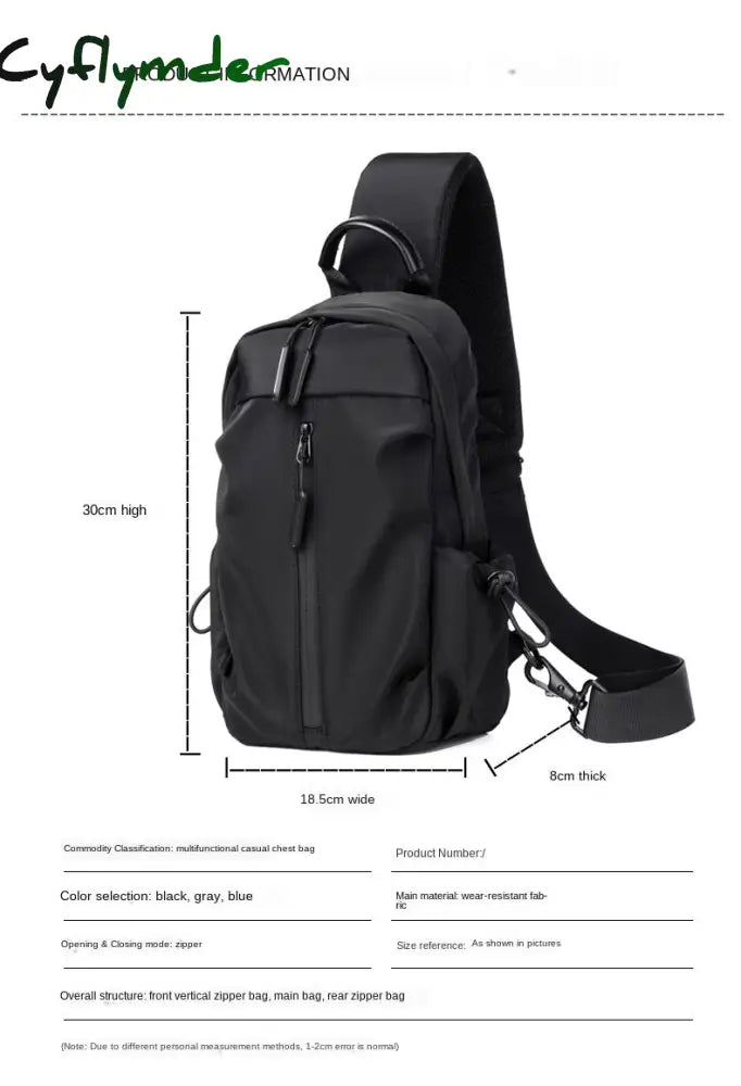 Cyflymder Design Oxford Mens Business Backpacks Outdoor Sports Backpack Travel Bags Male Fashion